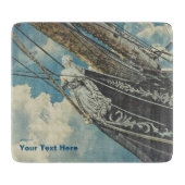 Barque Elissa Figurhead Snijplank (Voorkant)