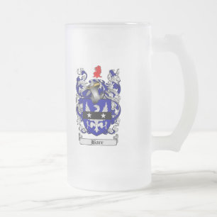BARR FAMILY CREST - BARR COAT WAPENS MATGLAS BIERPUL