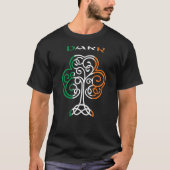 BARR Ierse naam Shamrock Ierland Vlag Familie T-shirt (Voorkant)