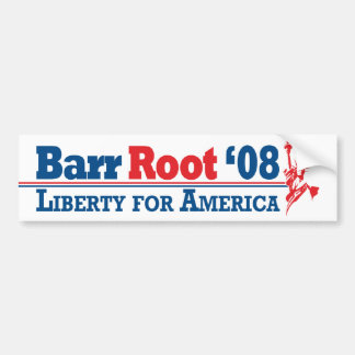 Barr-Root-Bumpersticker Bumpersticker