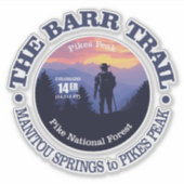 Barr Trail (rd2) Sticker (Voorkant)