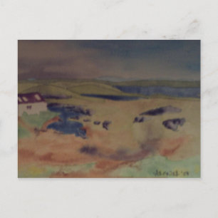 Barra, buitenste hebrides briefkaart