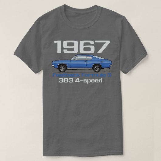 Barracuda 1967 t-shirt (Design voorkant)