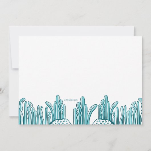 Barracuda Anniversaire Fête Invitation (Dos)