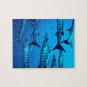 barracuda duiken diepzee oceaan water tropische go legpuzzel (Horizontaal)