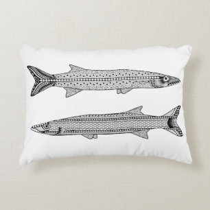 Barracuda Fish Adult Colour Pillow Accent Kussen
