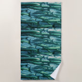 Barracuda Fish Camo Strandlaken (Voorkant)