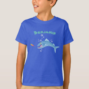 Barracuda hongende cartoon t-shirt