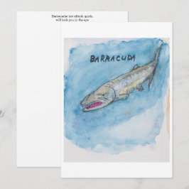 Barracuda Wenskaart Kaart