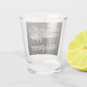 Barracuda Whisperer Shot Glas (Achterkant)