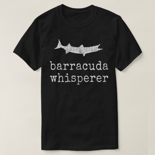 Barracuda Whisperer T-Shirt Funny Barracuda Fishin (Design voorkant)