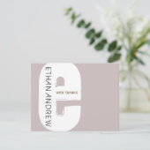 Barre Bat mitzvah Carte de remerciements FLAT2-E (Debout devant)