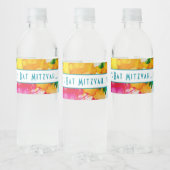 Barre Bat mitzvah de Étiquette de bouteille d'eau (Bouteilles)