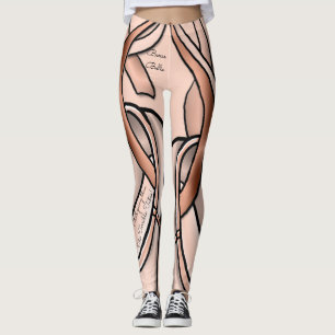 Barre Belle - Grappig balletterthema - Gepersonali Leggings