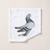 Barre Bleue Berliner Tumbler Pigeon (Gant de toilette)