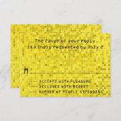 Barre BM Boîtier Bat mitzvah RSVP Cartes Jeu sur (Devant / Derrière)