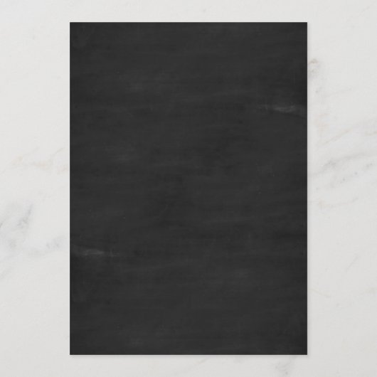 Barre Chalkboard Noir moderne Menu Petite Paper Co (Dos)