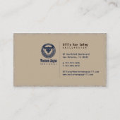 Barre d'Angus et carte occidentales de (Dos)