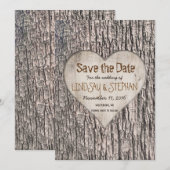 Barre d'arbre Enregistrer la carte de date (Devant / Derrière)