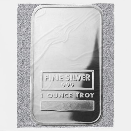 BARRE D'ARGENT Couverture en polaire (Devant)