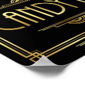 BARRE DE BARRE DE BAIN Gatsby Art Déco (Coin)