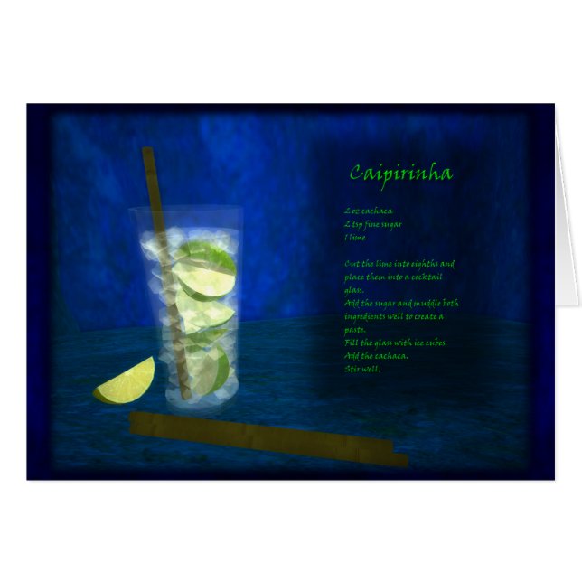 Barre de cocktail de dragons : Caipirinha (Devant horizontal)
