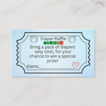 Barre de couches Insertion Cartes Baby shower mou 