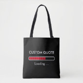 Barre de Progression Personnalisable | Sac fourre- (Devant)