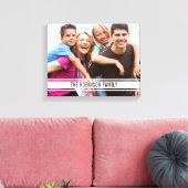 Barre de Varsity Photo de famille sur toile (Insitu(Salon))