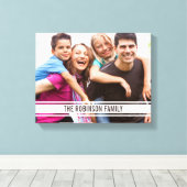 Barre de Varsity Photo de famille sur toile (Insitu (Plancher de Bois))
