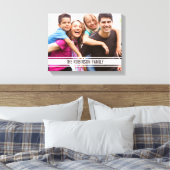 Barre de Varsity Photo de famille sur toile (Insitu(Chambre))
