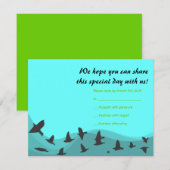 Barre d'OISEAUX DE SOARAGE ou carte de réponse du  (Devant / Derrière)