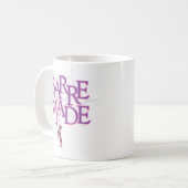 Barre Fabriquée (Danseuse) Café Mug (Devant gauche)