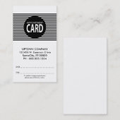 barre la carte de rendez-vous (Devant / Derrière)