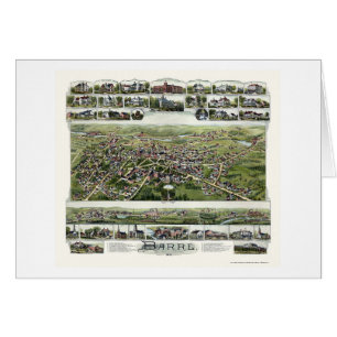 Barre, MA Panoramic Map - 1891