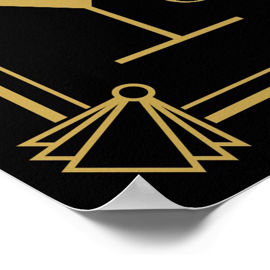 Barre Mariage Art Déco Interdiction Signal : (Coin)