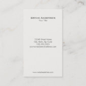 Barre nautique avec le carte de visite de motif de (Dos)