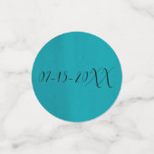 Barre ou Bat mitzvah Confetti Splash de couleur (Petit recto)