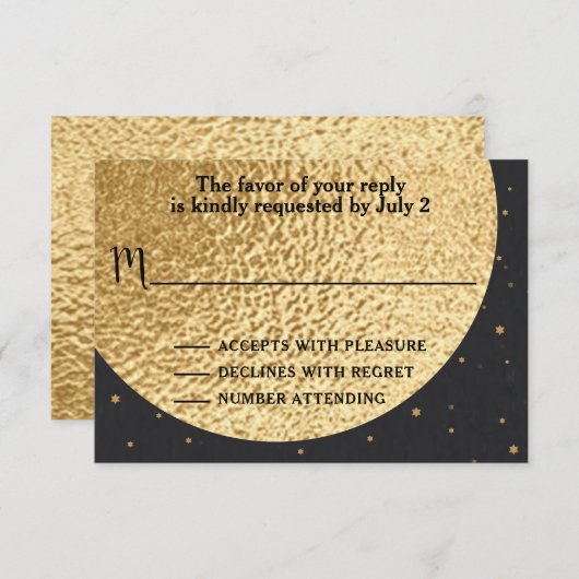 Barre ou Bat mitzvah RSVP hors de ce monde (Devant / Derrière)