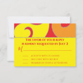 Barre ou Bat mitzvah RSVP Silvery Swirls (Devant)