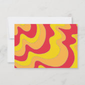 Barre ou Bat mitzvah RSVP Silvery Waves (Dos)