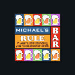 BARRE Pop Art PERSONNALISÉ NOM toile imprimé<br><div class="desc">Remplacez le champ de texte par ce que vous voulez. Vous pouvez également modifier la police, sa taille et sa couleur en utilisant la fonction "Customiser", ainsi que d'ajouter des champs de texte si vous le souhaitez. Voir mon magasin pour plus d'articles avec ce design.</div>