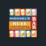 BARRE Pop Art PERSONNALISÉ NOM toile imprimé<br><div class="desc">Remplacez le champ de texte par ce que vous voulez. Vous pouvez également modifier la police,  sa taille et sa couleur en utilisant la fonction "Customiser",  ainsi que d'ajouter des champs de texte si vous le souhaitez. Voir mon magasin pour plus d'articles avec ce design.</div>