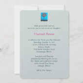 barreau bat mitzvah ARBRE DE LA VIE INVITATIONS (Dos)