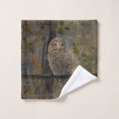 Barred Owl (Gant de toilette)