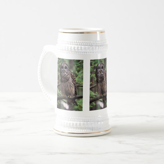 Barred Owl Bierpul (Voorkant links)
