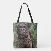 Barred Owl Canvas tas (Achterkant)