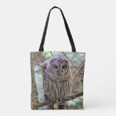 Barred Owl Canvas tas (Achterkant)