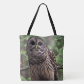 Barred Owl Canvas tas (Achterkant)