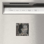 Barred Owl - Hier kijk je aan! Magneet (Insitu (Vaatwasser))